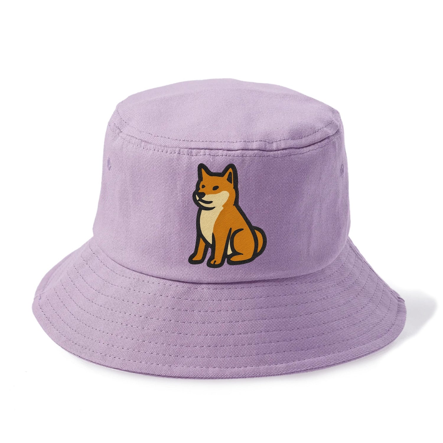 Shiba Inu - Red colored sitting pose - Bucket Hat - Purple