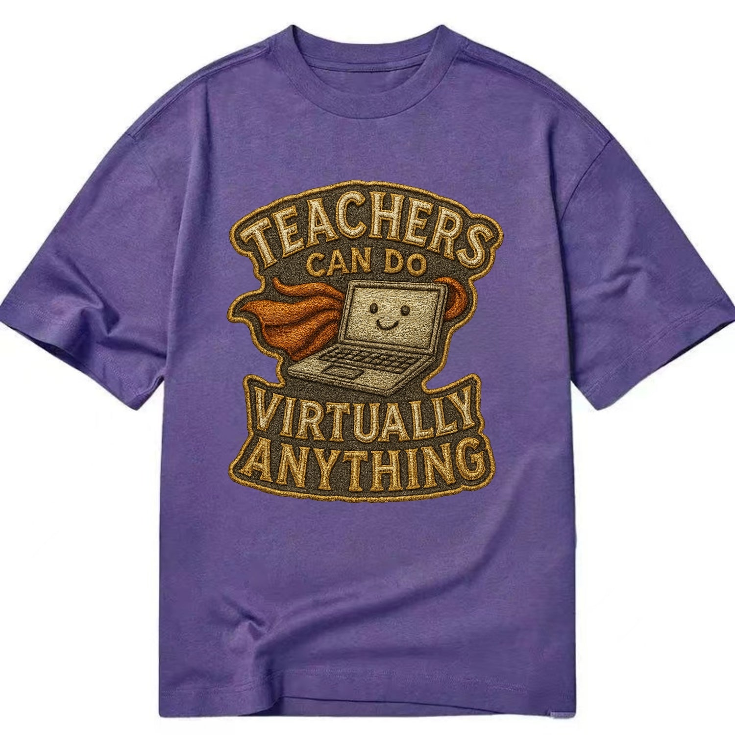 Teachers Can Do Virtually Anything  - Classic T-shirt - Purple