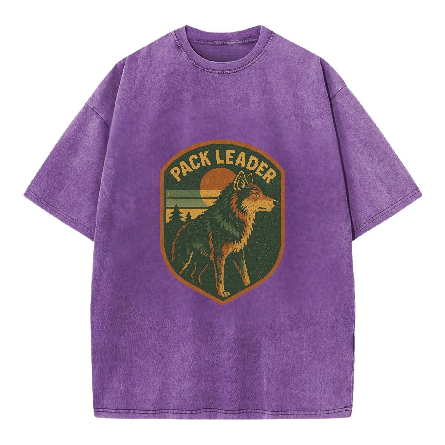 Pack Leader  - Vintage T-shirt - Purple