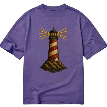 Lighthouse  - Classic T-shirt - Purple
