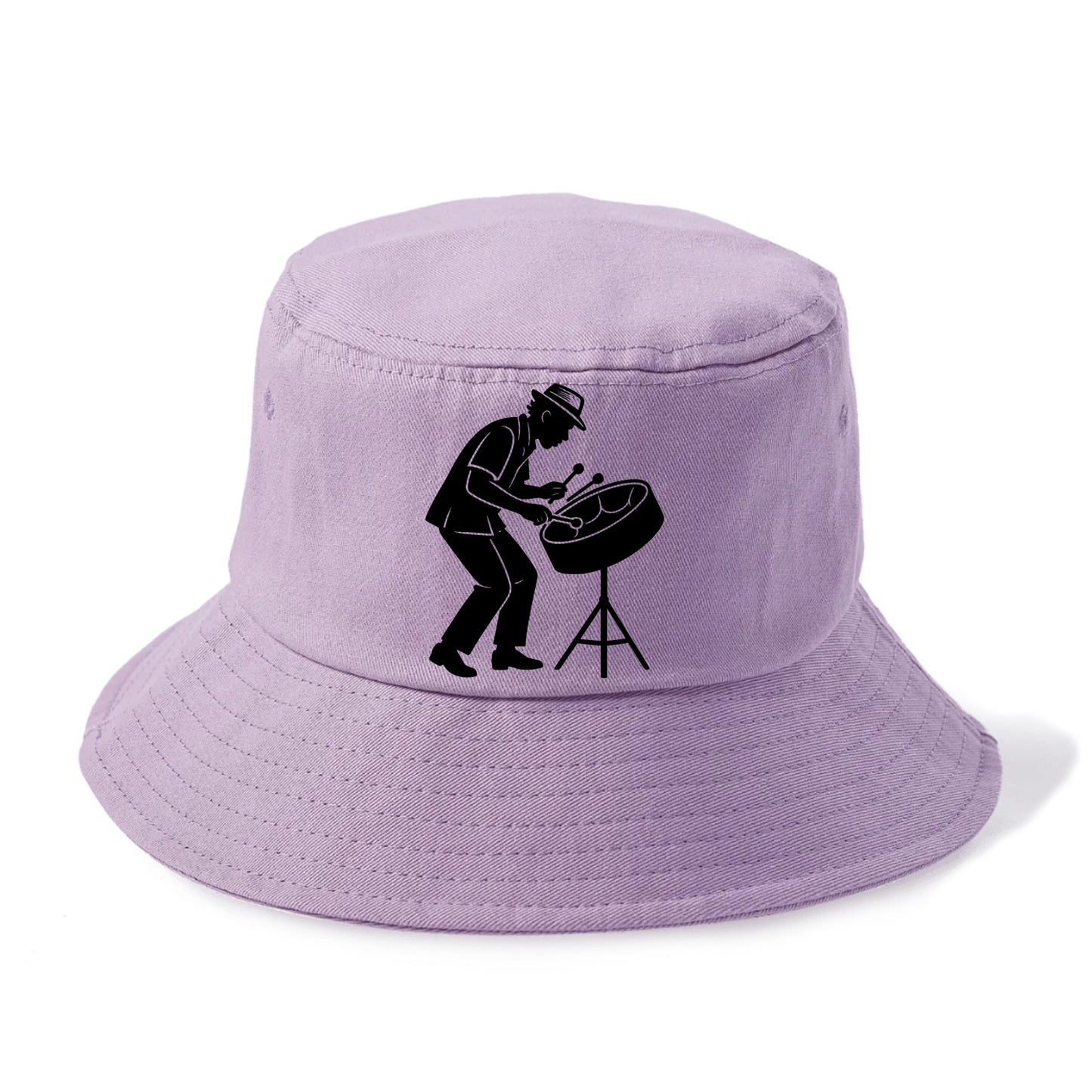 Steel drum player Caribbean rhythm - Bucket Hat - Purple
