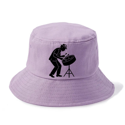 Steel drum player Caribbean rhythm - Bucket Hat - Purple