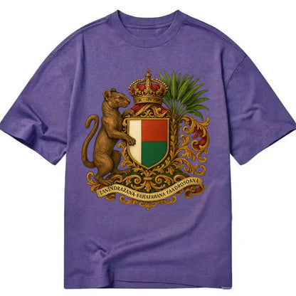 Madagascar Fossa Hunter  - Classic T-shirt - Purple