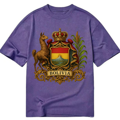 Bolivia Royal Logo  - Classic T-shirt - Purple