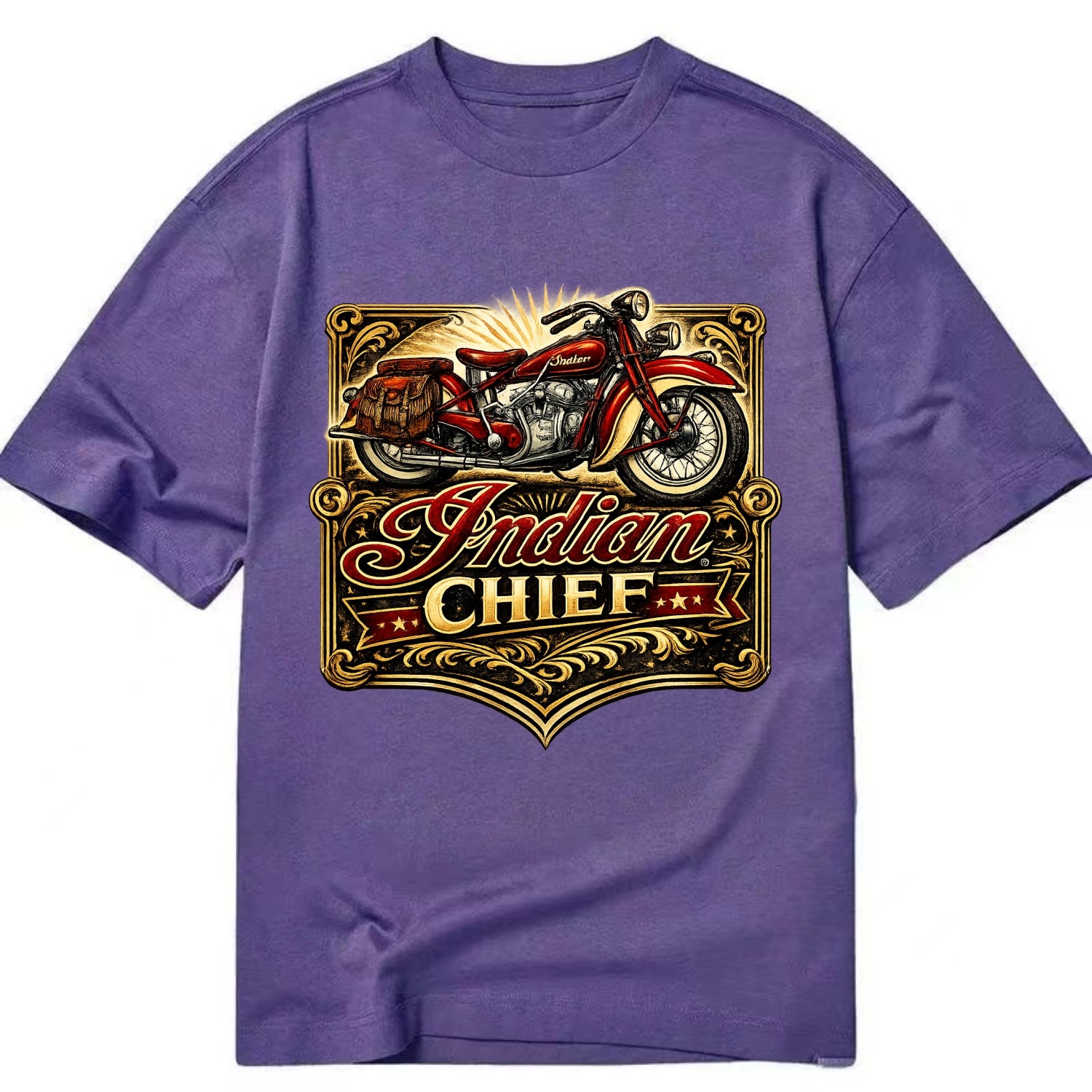 Classic Indian Chief - Classic T-shirt - Purple