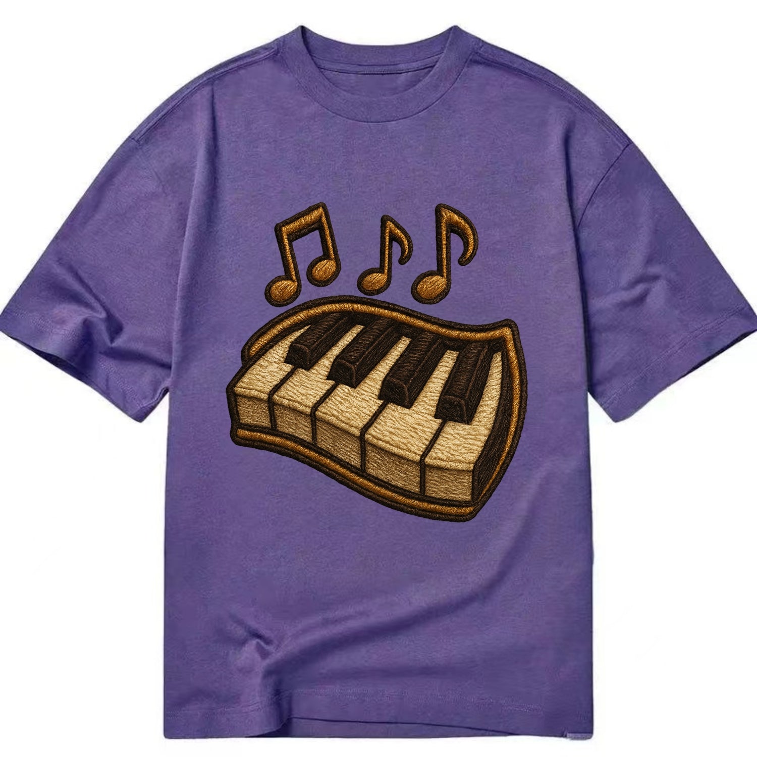 Piano Keys  - Classic T-shirt - Purple