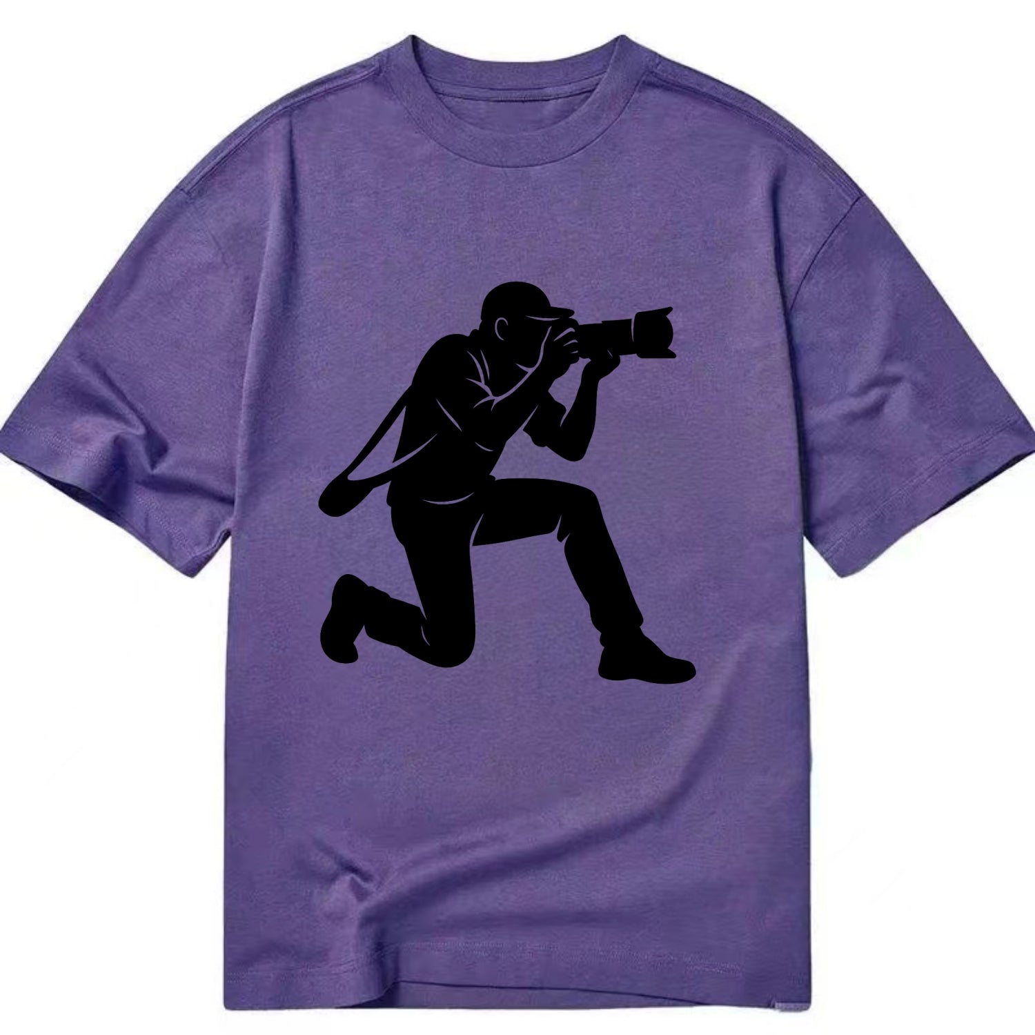 Photographer capturing perfect shot - Classic T-shirt - Purple