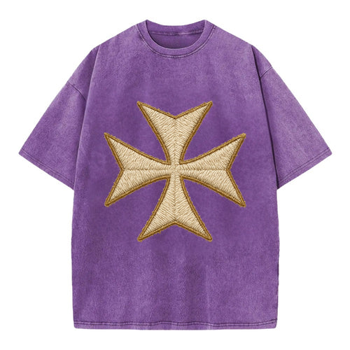 Hospitaller Cross  - Vintage T-shirt