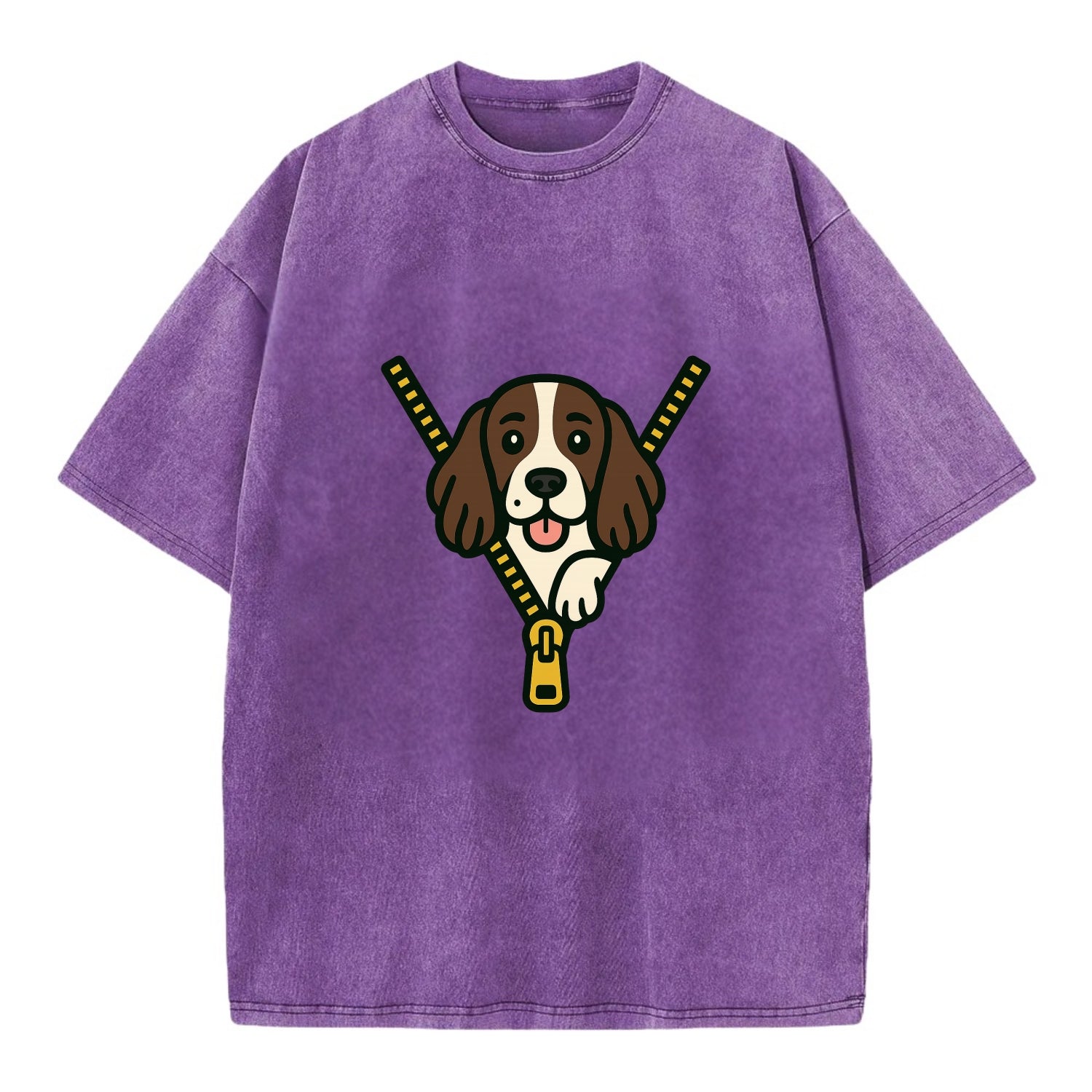 English Springer Spaniel - Vintage T-shirt - Purple