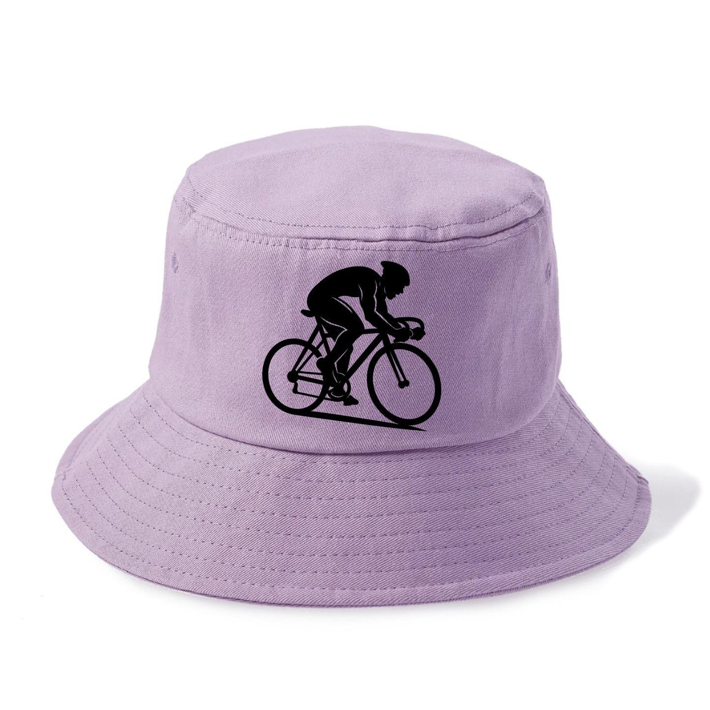 Sprint cyclist racing stance - Bucket Hat - Purple