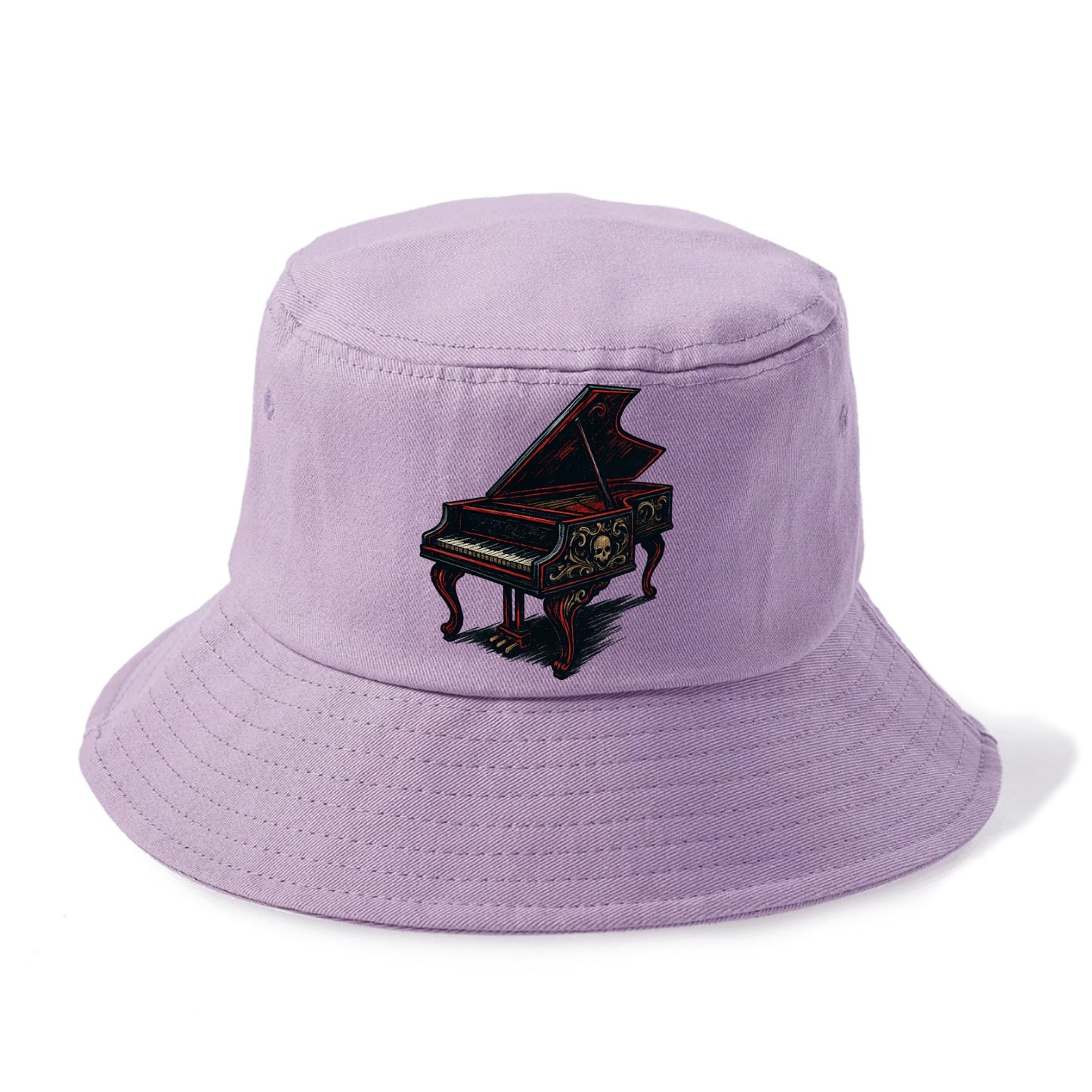 Harpsichord with baroque decorative styling - Bucket Hat - Purple