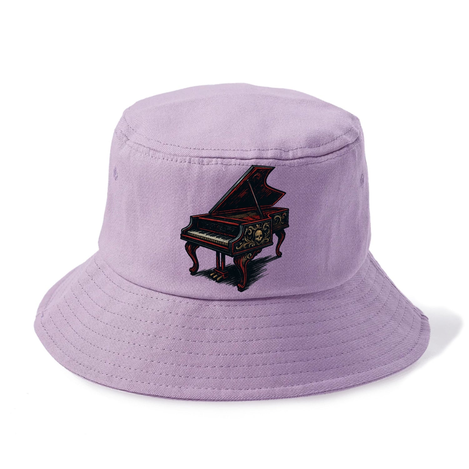 Harpsichord with baroque decorative styling - Bucket Hat - Purple