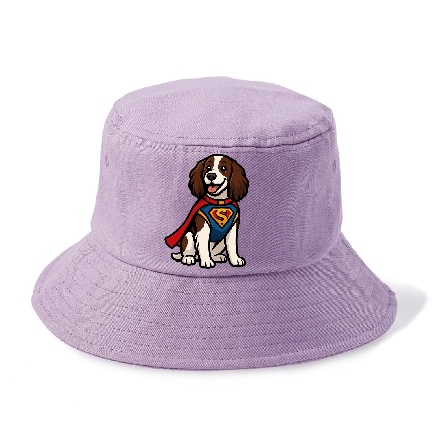 Springer Spaniel Friendly Hero  - Bucket Hat - Purple