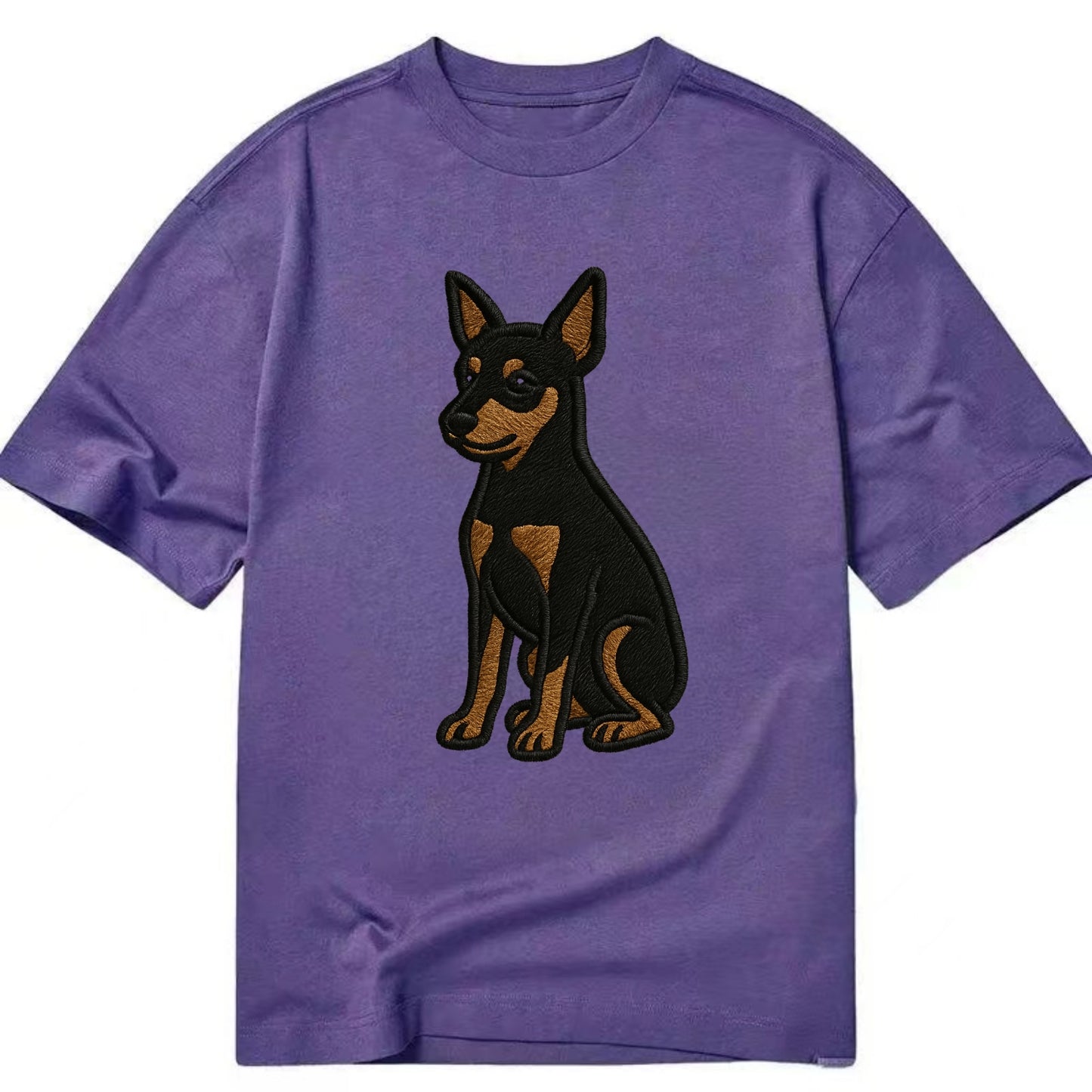 Miniature Pinscher - Black and tan sitti Classic T-shirt - Purple