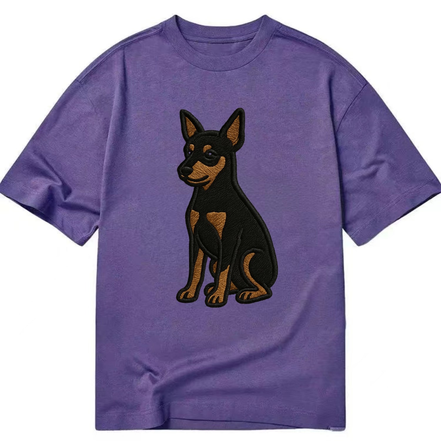 Miniature Pinscher - Black and tan sitti Classic T-shirt - Purple