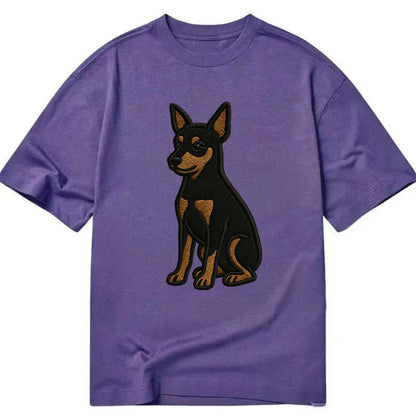 Miniature Pinscher - Black and tan sitti Classic T-shirt - Purple