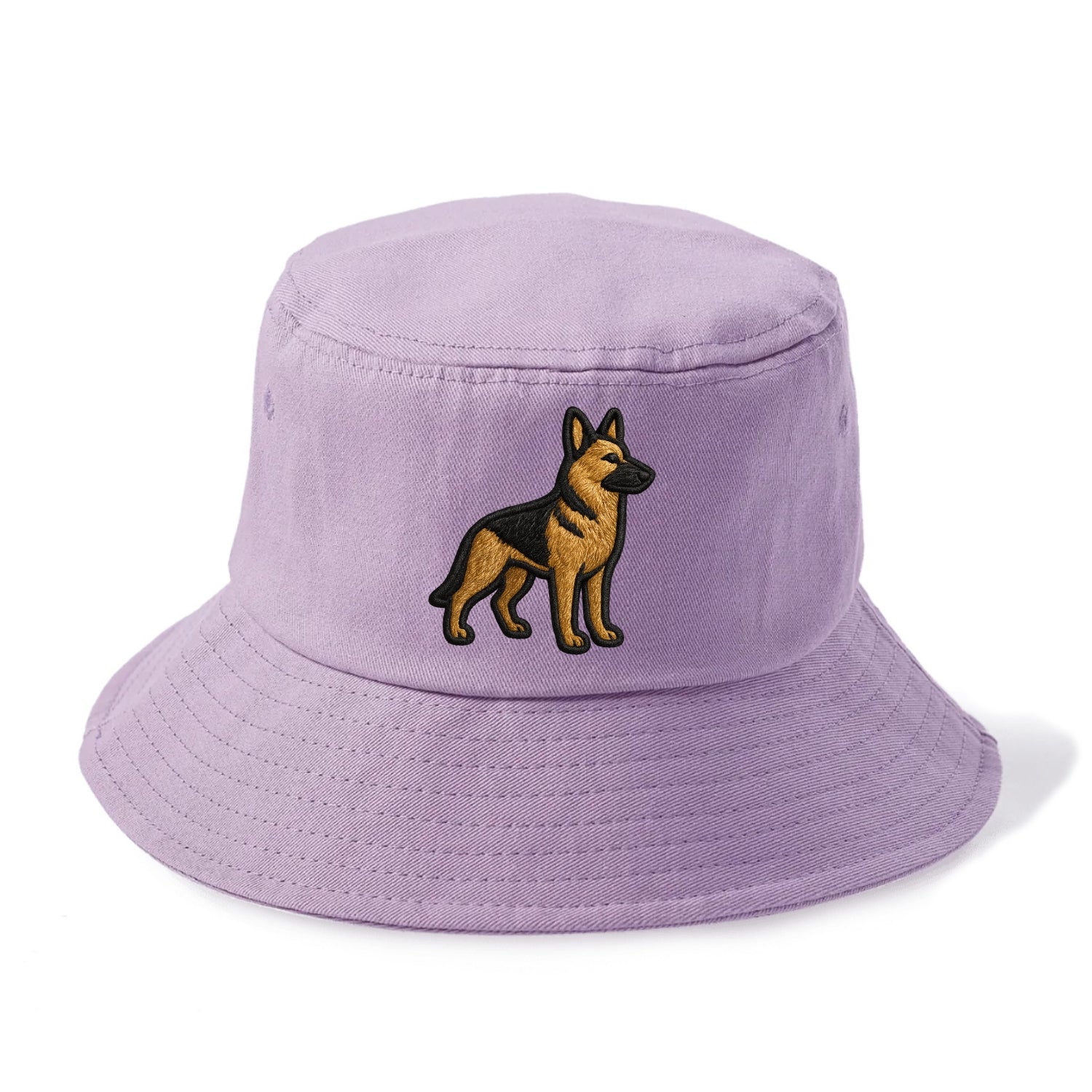 German Shepherd - Trendy minimal silhoue - Bucket Hat - Purple