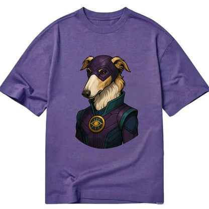Borzoi Mystic Hero  - Classic T-shirt - Purple