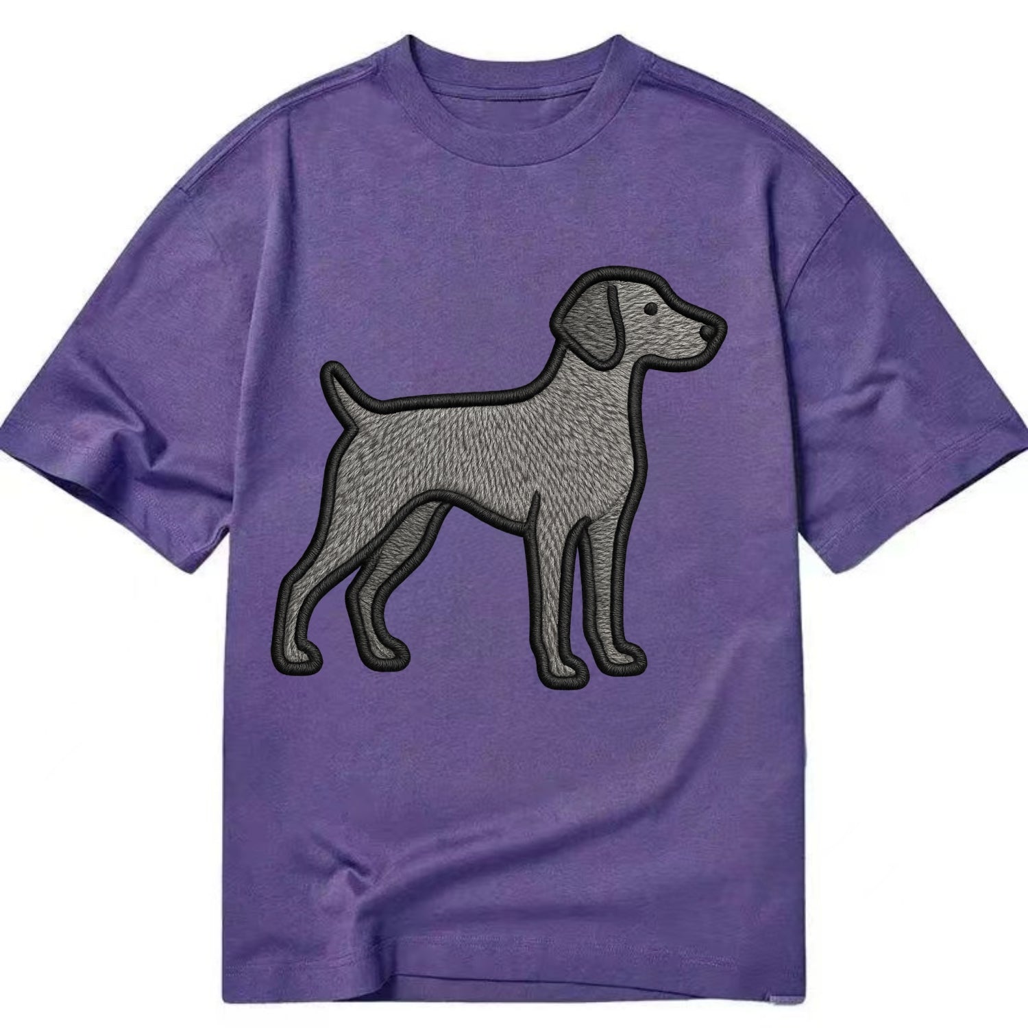 Weimaraner - Trendy gray ghost design wi - Classic T-shirt - Purple