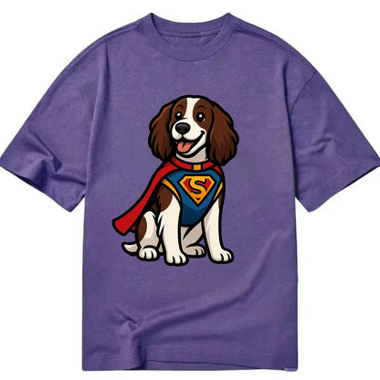 Springer Spaniel Friendly Hero  - Classic T-shirt - Purple