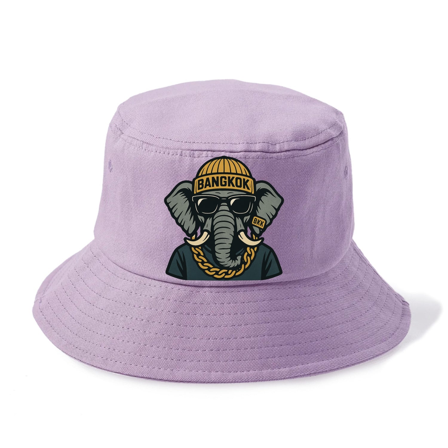 Bangkok Elephant - Bucket Hat - Purple