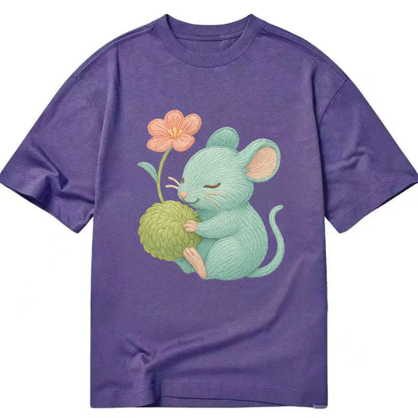 Mint Mouse - Classic T-shirt - Purple