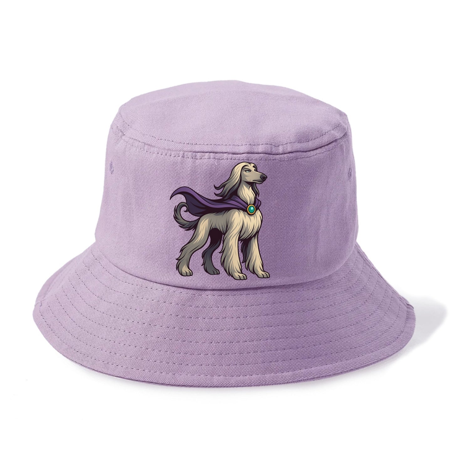 Afghan Hound Mystic Hero  - Bucket Hat - Purple