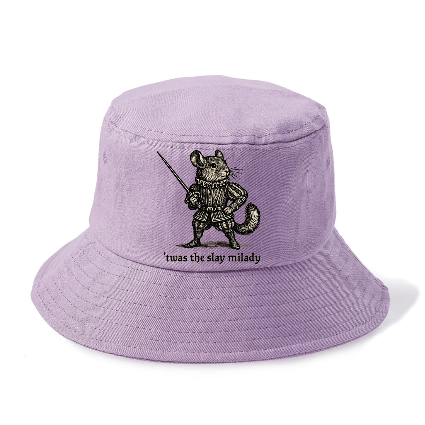 Chinchilla Noble  - Bucket Hat - Purple