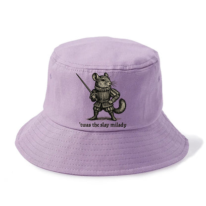 Chinchilla Noble  - Bucket Hat - Purple