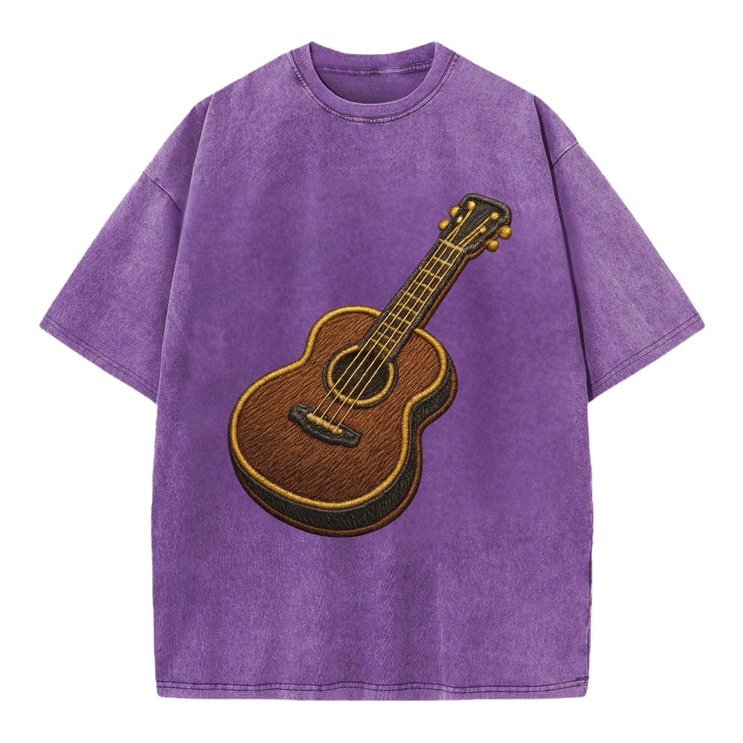 Vintage Guitar  - Vintage T-shirt - Purple