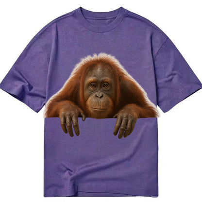 Orangutan  - Classic T-shirt - Purple
