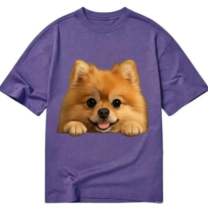 Pomeranian  - Classic T-shirt - Purple