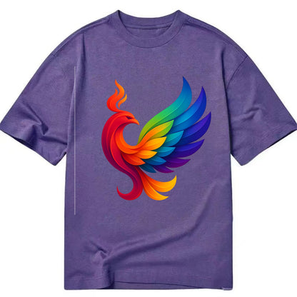 Liberation Bird - Phoenix with each feat - Classic T-shirt - Purple