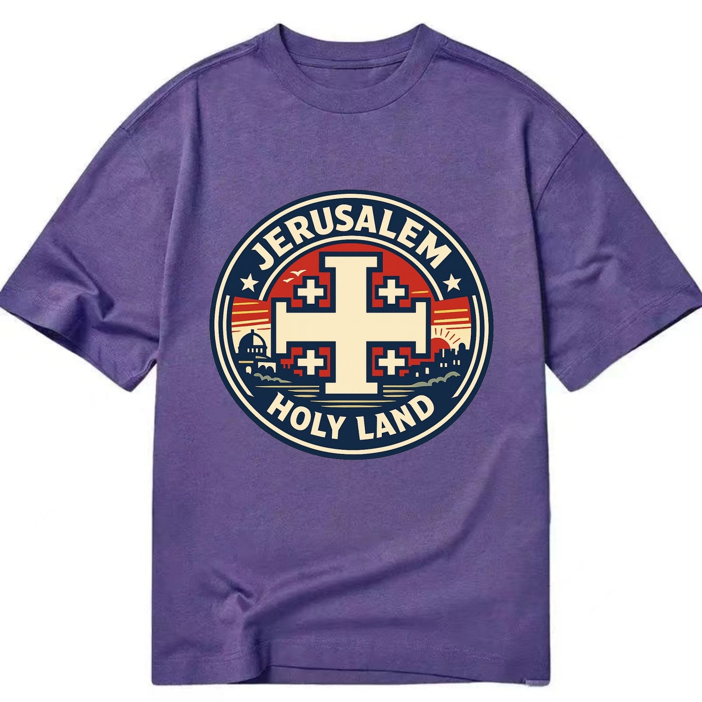 Heritage of the Cross - Classic T-shirt - Purple