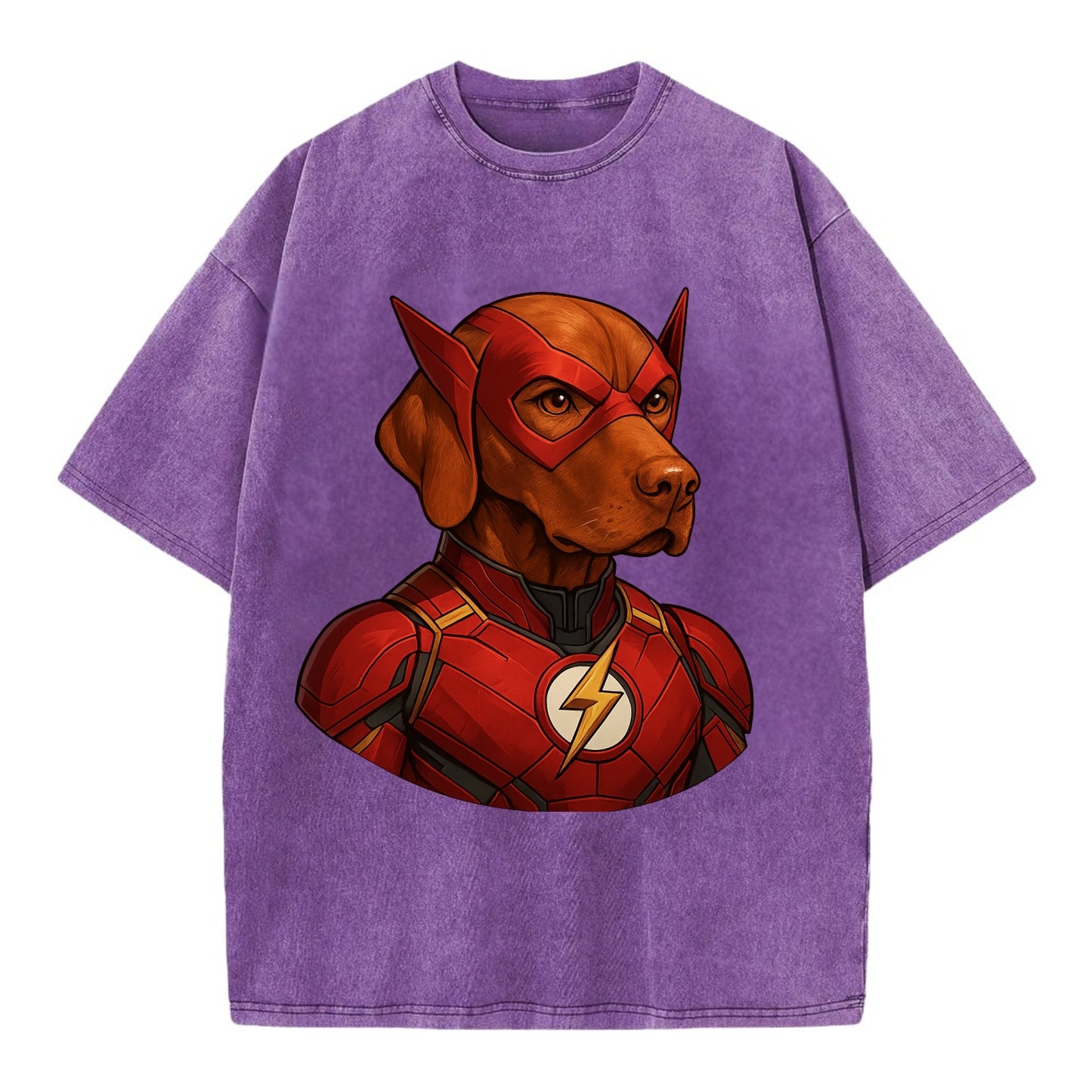 Vizsla Speed Hero  - Vintage T-shirt - Purple