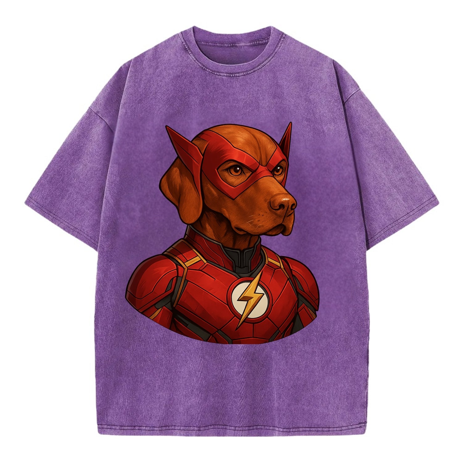 Vizsla Speed Hero  - Vintage T-shirt - Purple
