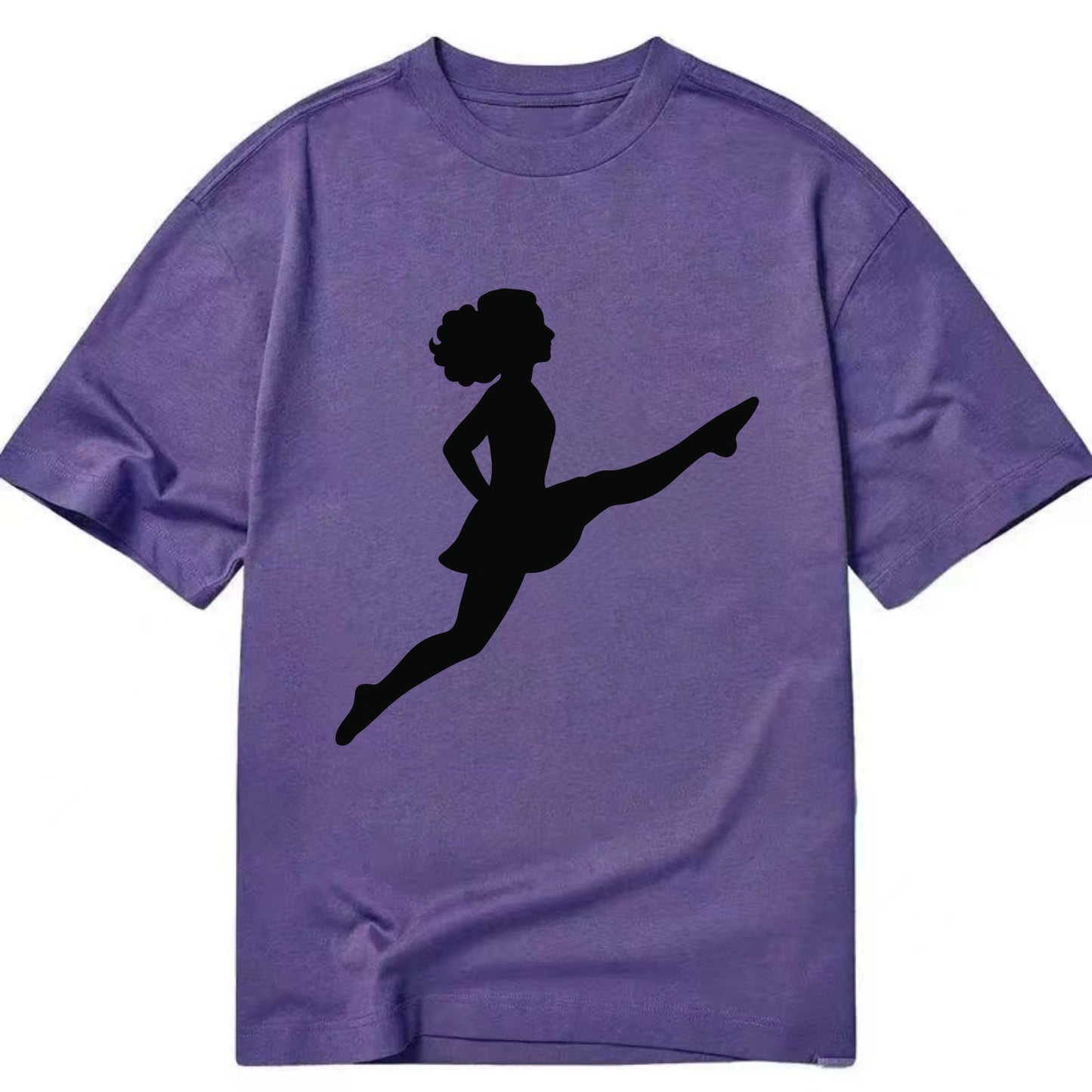 Irish step dancer Riverdance leap - Classic T-shirt - Purple