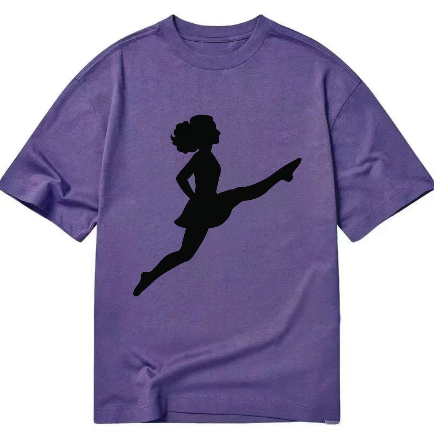 Irish step dancer Riverdance leap - Classic T-shirt - Purple