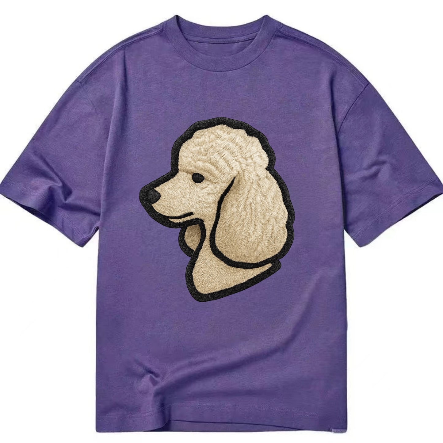 Poodle - Contemporary clean style with s - Classic T-shirt - Purple