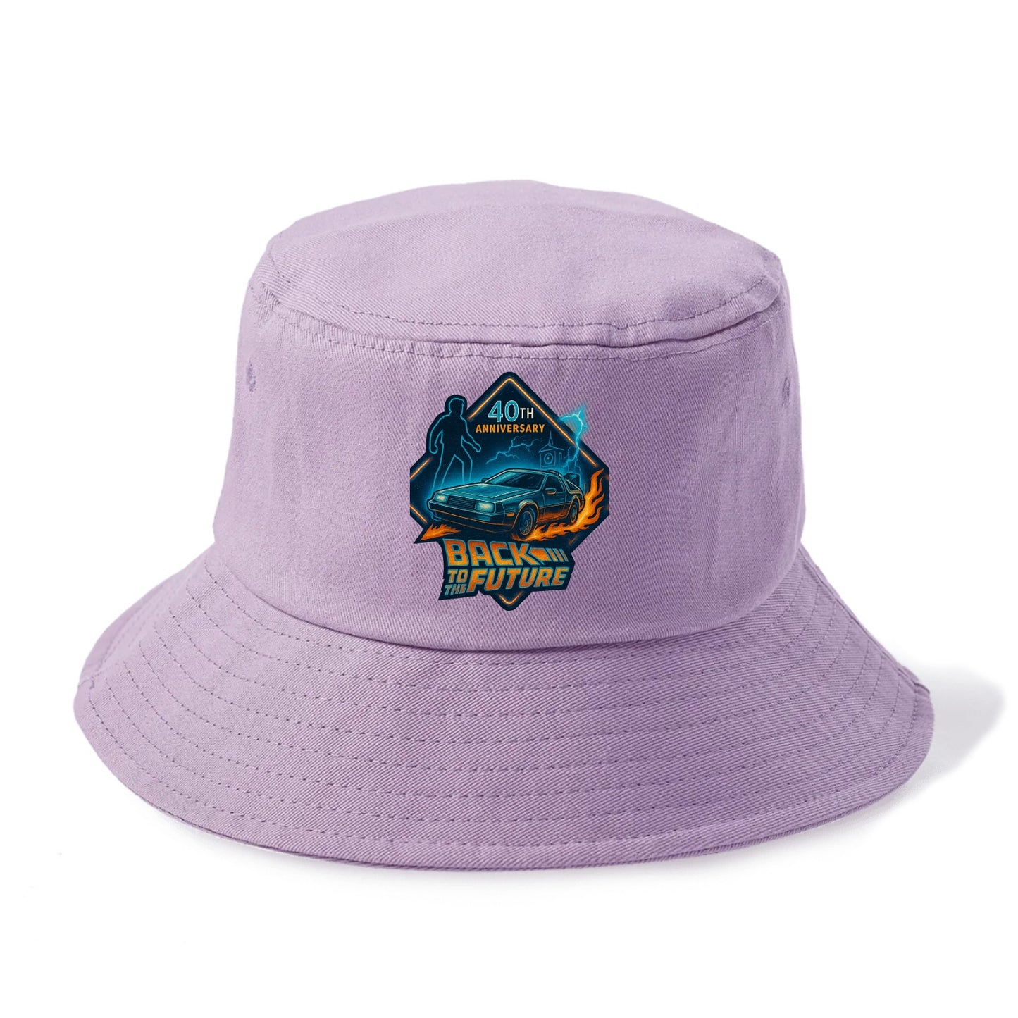 Back To The Future 40th Anniversary 2 - Bucket Hat - Purple