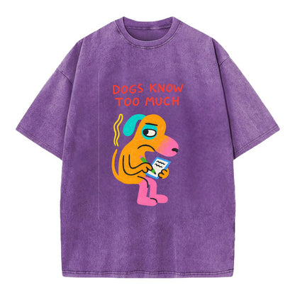 CATS OWN YOU | Cat on throne pointing down - Vintage T-shirt - Purple