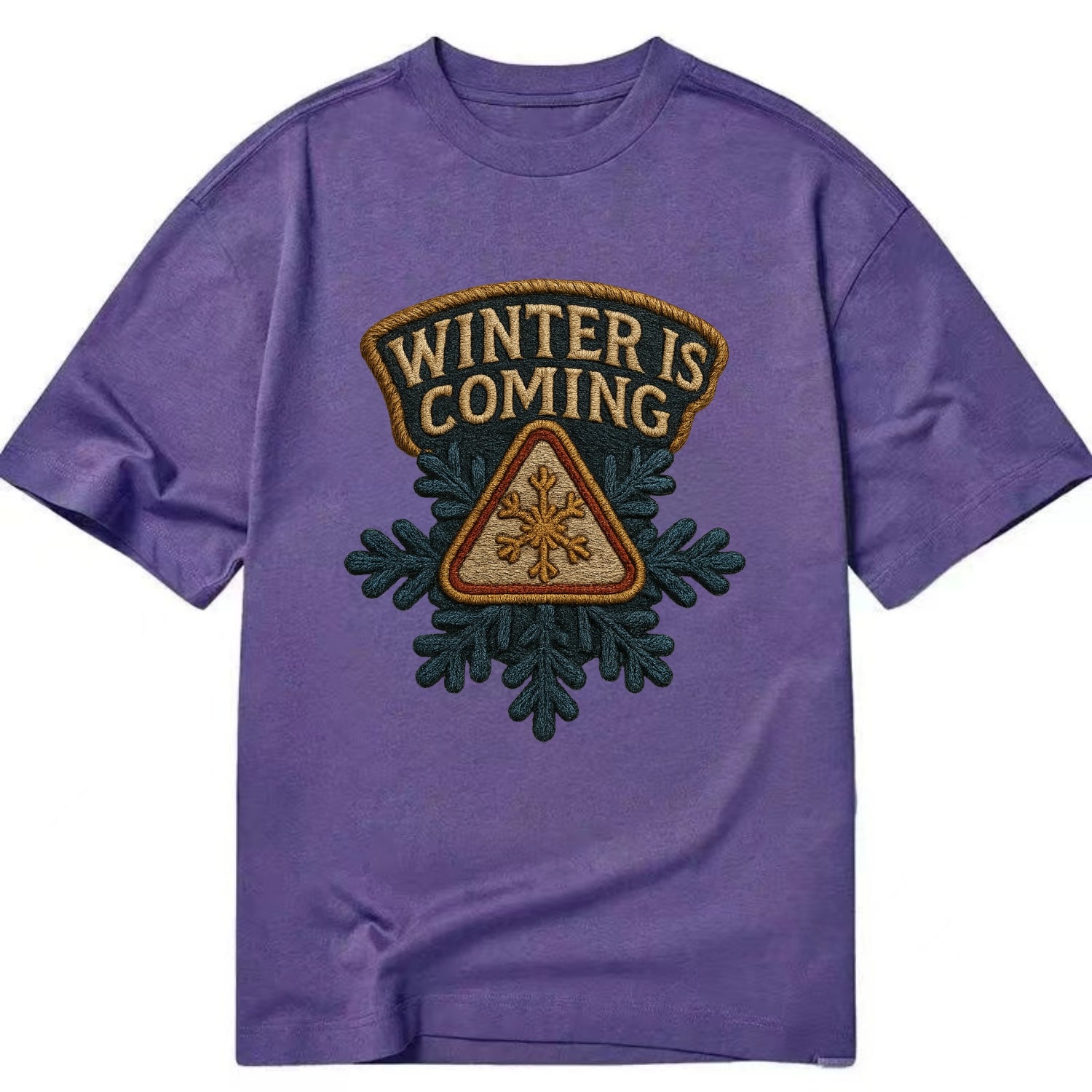 Winter Is Coming  - Classic T-shirt - Purple