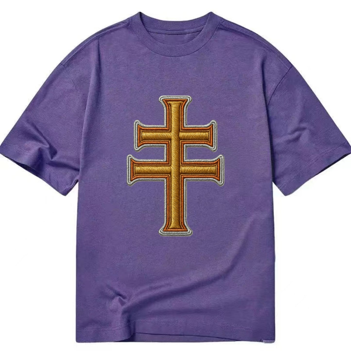 Patriarchal Cross - Classic T-shirt - Purple