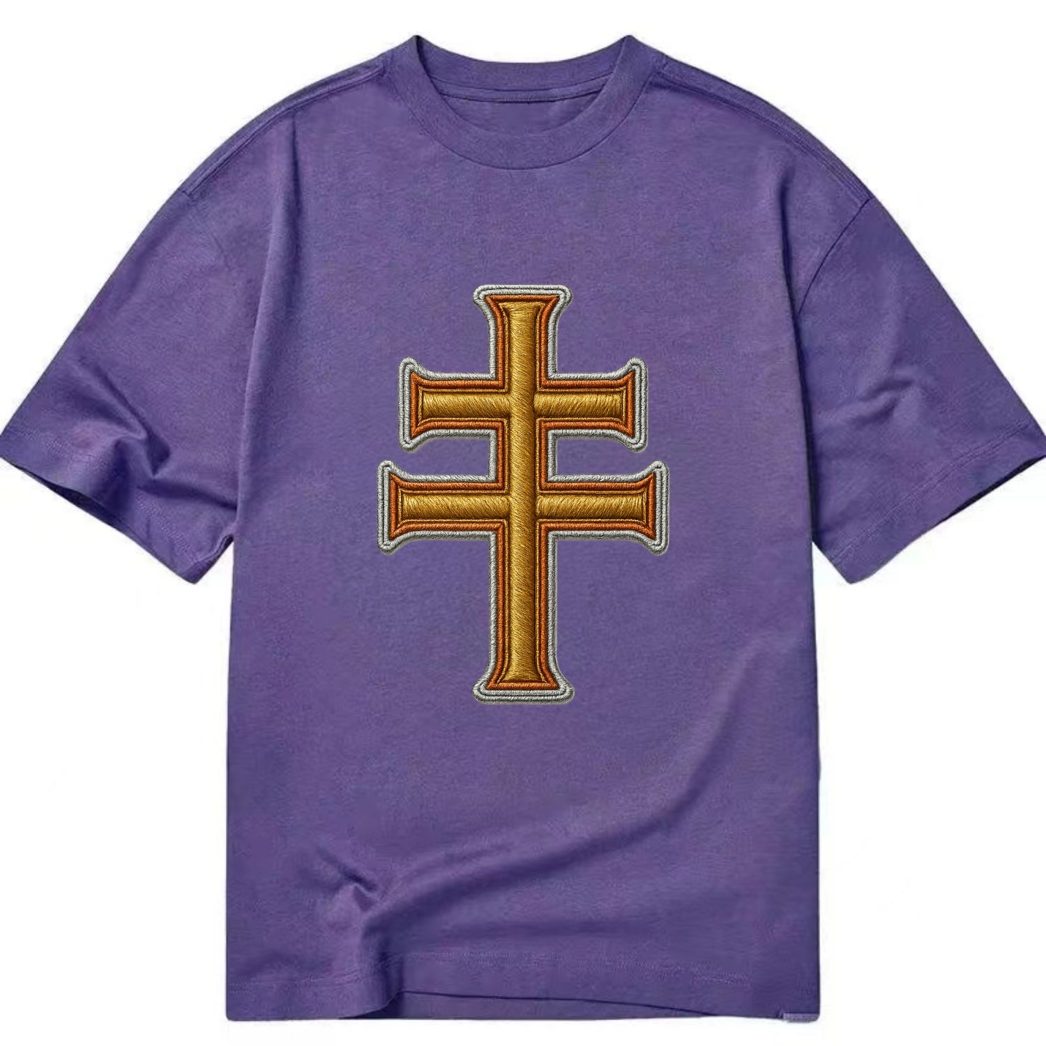 Patriarchal Cross - Classic T-shirt - Purple