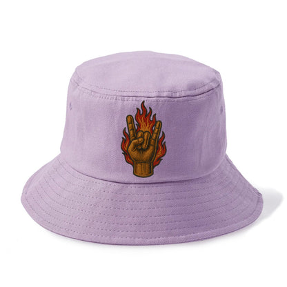 Devil Horns  - Bucket Hat - Purple