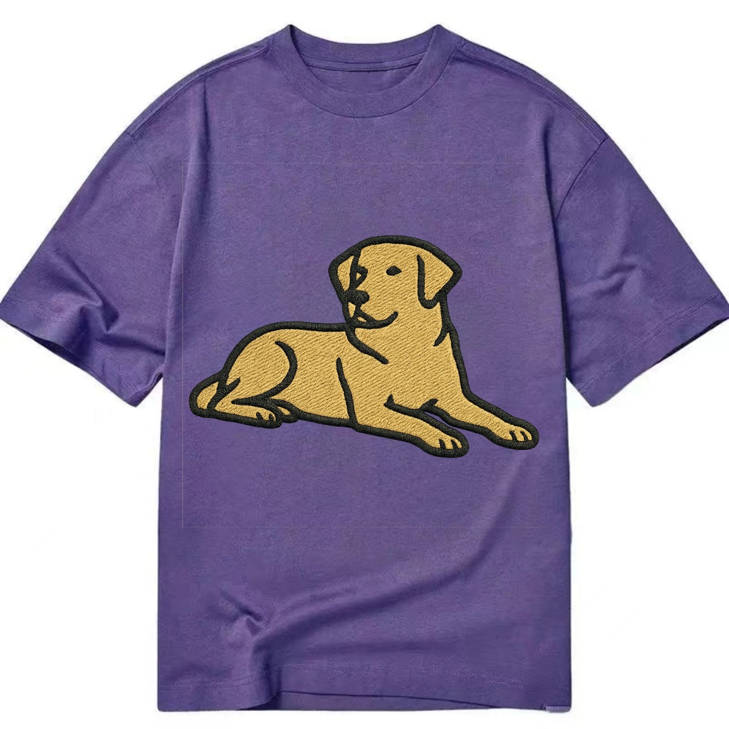 Labrador Retriever - Yellow lab relaxed Classic T-shirt - Purple