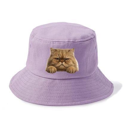 Persian Cat  - Bucket Hat - Purple