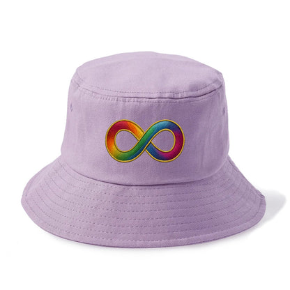Infinity Symbol  - Bucket Hat - Purple
