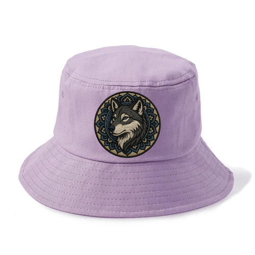 Mandala Wolf Pattern  - Bucket Hat