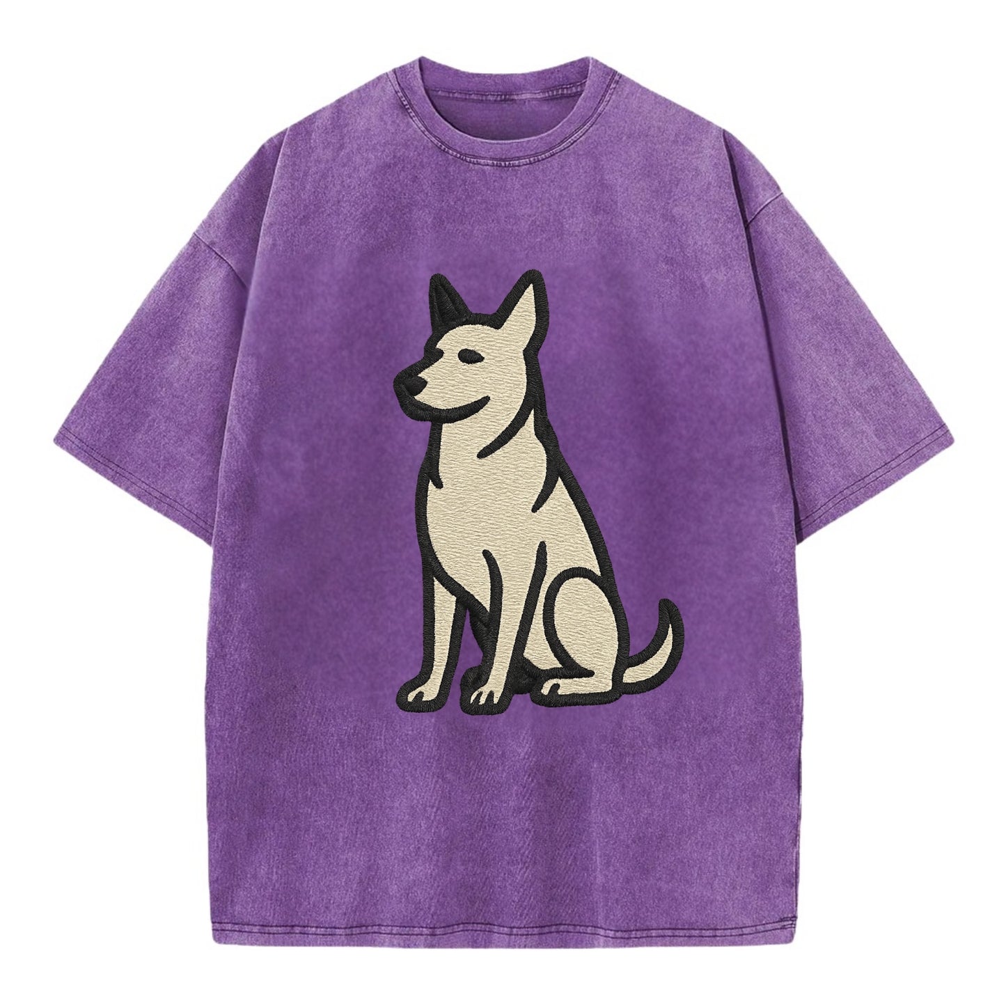 German Sheprador - German Shepherd Lab m Vintage T-shirt - Purple